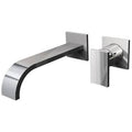 Architectural Black Wall Mounted Lavatory Faucet with Single Handle E701