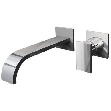 Architectural Black Wall Mounted Lavatory Faucet with Single Handle E701