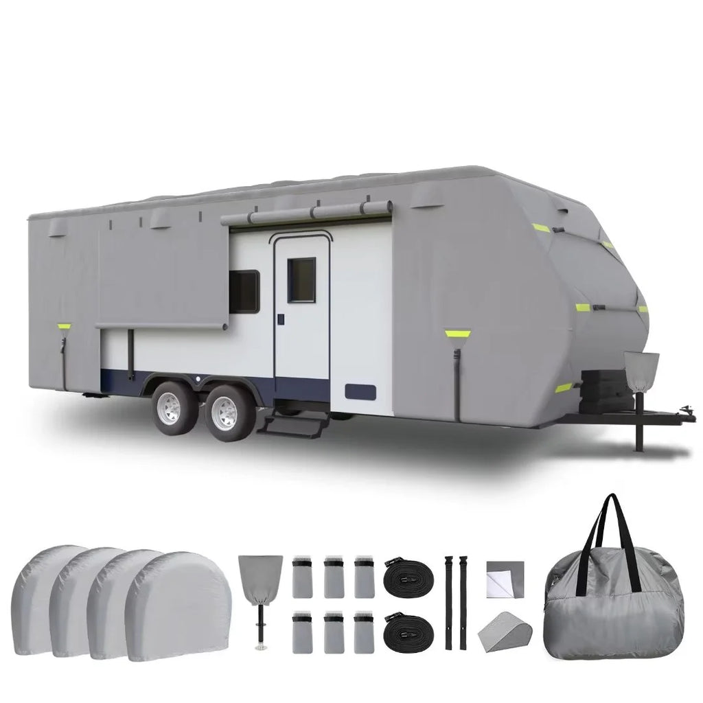 5-Layer Non-Woven Waterproof 600D Oxford Trailer Cover Y2981