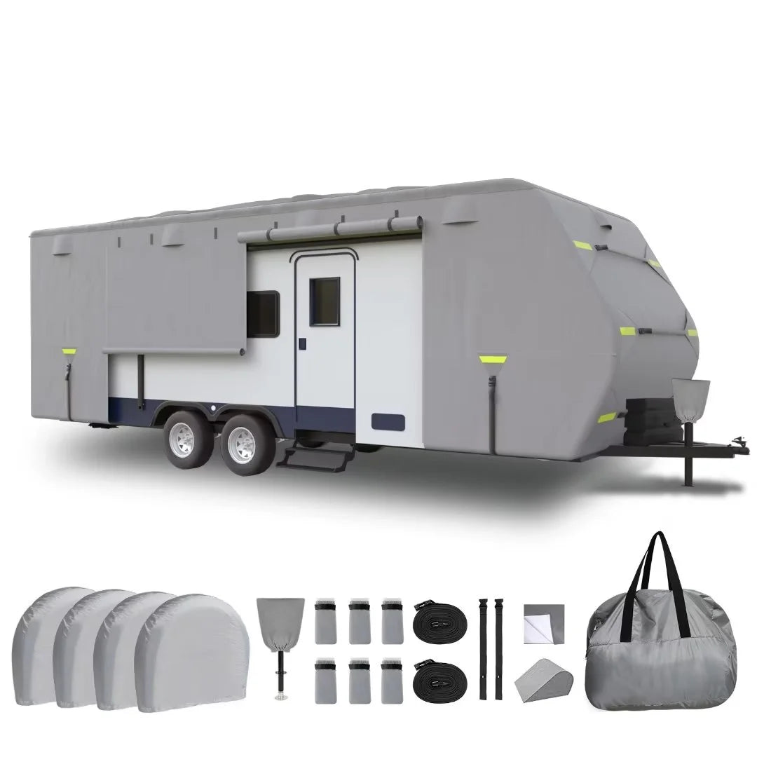 5-Layer Non-Woven Waterproof 600D Oxford Trailer Cover Y2981