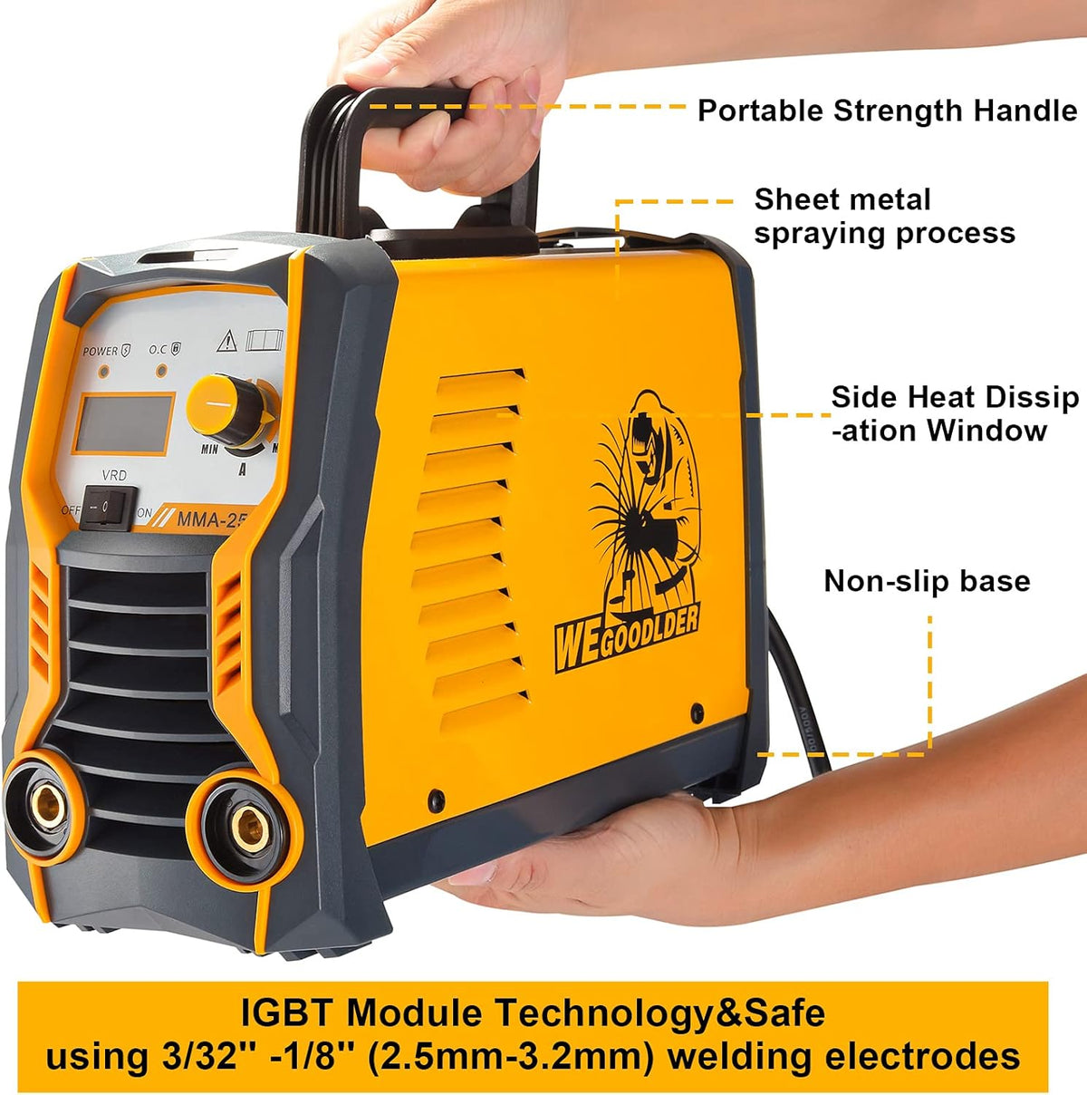 110V/220V 200Amp ARC Stick Welding Machine IGBT Dual Voltage Welder E47482