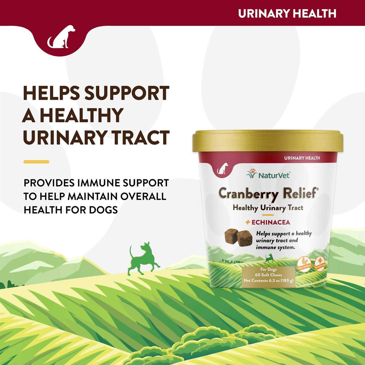 Cranberry Relief Plus Echinacea Soft Chews for Dogs G148