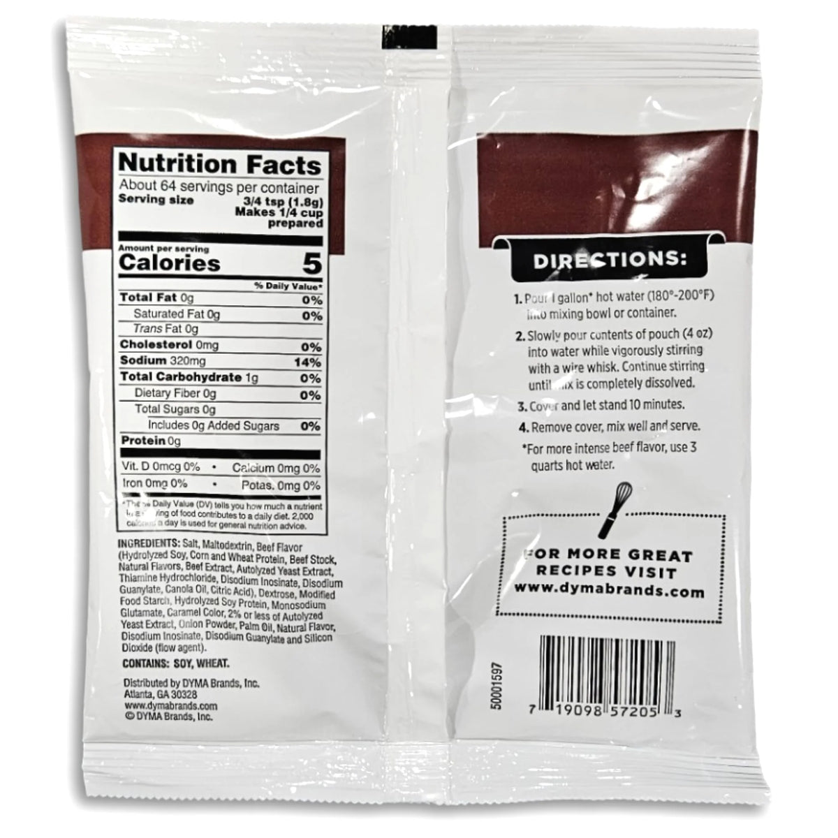 Beef Au Jus Gravy Mix 4 Ounce Pack of 4 W97294