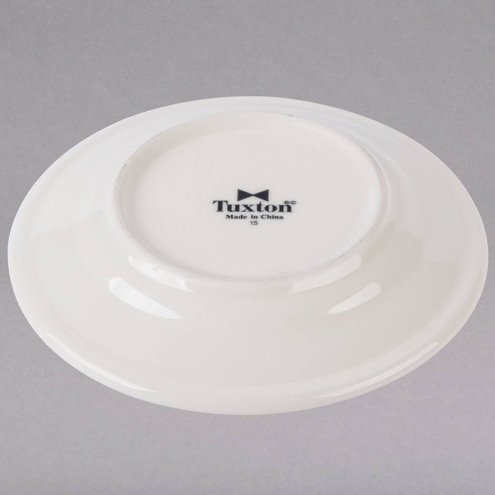 White 6.5 in. Embossed Plate I71598