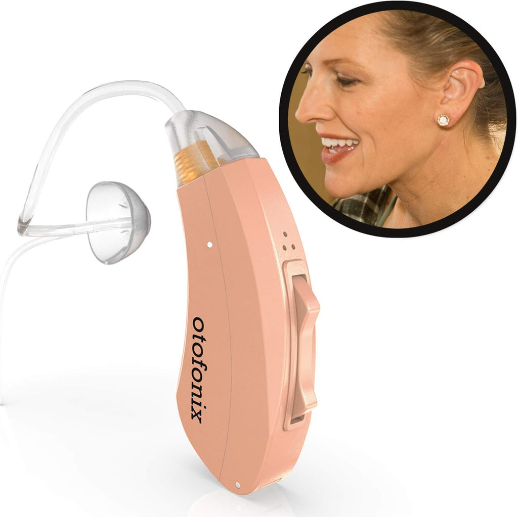 Beige Hearing Aid with Dual Directional Microphones W719049