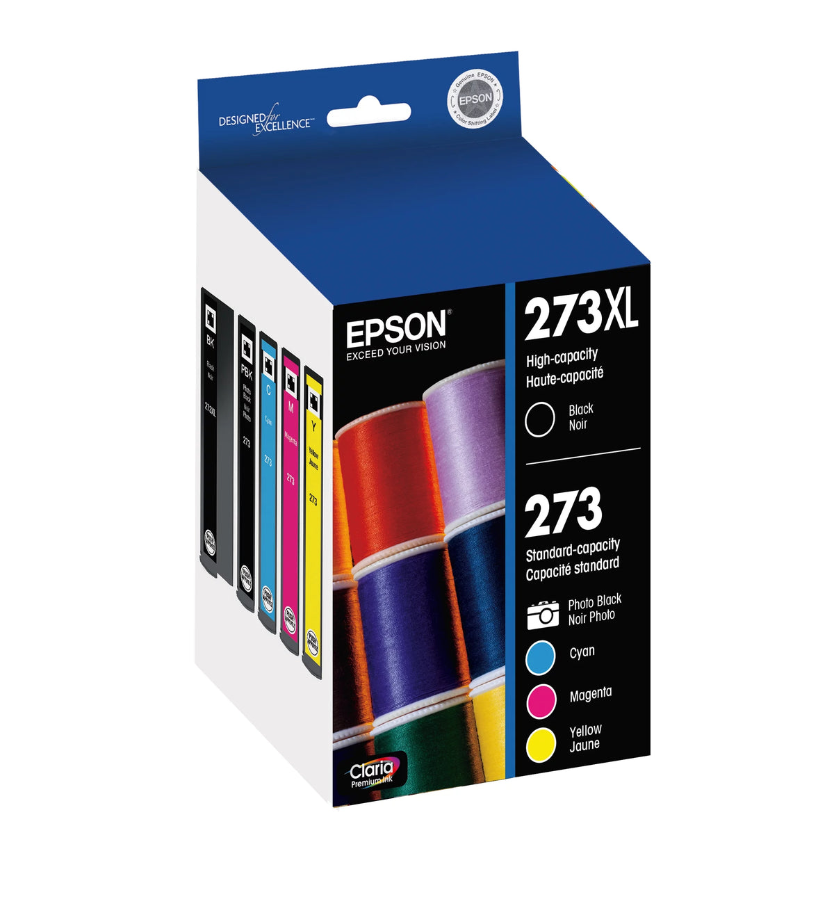 High Capacity Black & Standard Color Ink Cartridge Combo Pack D806407