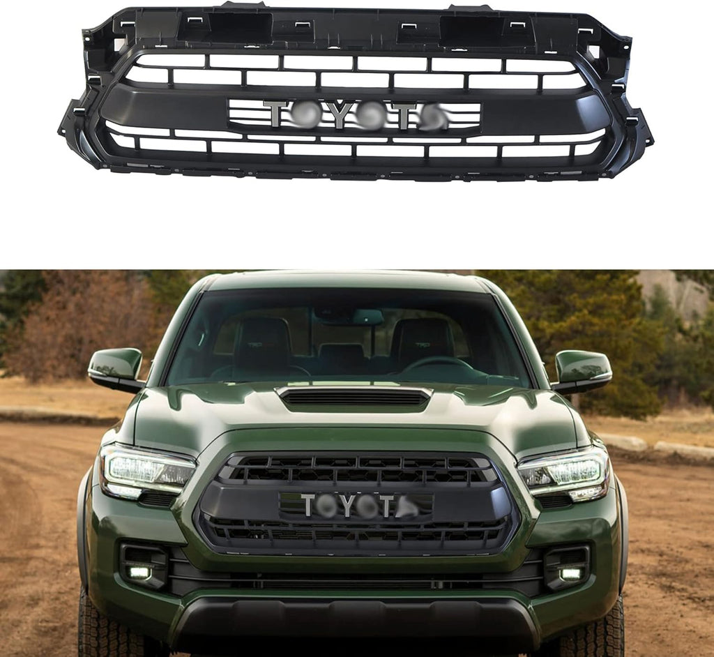 Black LED Front Grille for Tacoma 2012 2013 2014 2015 Q812043
