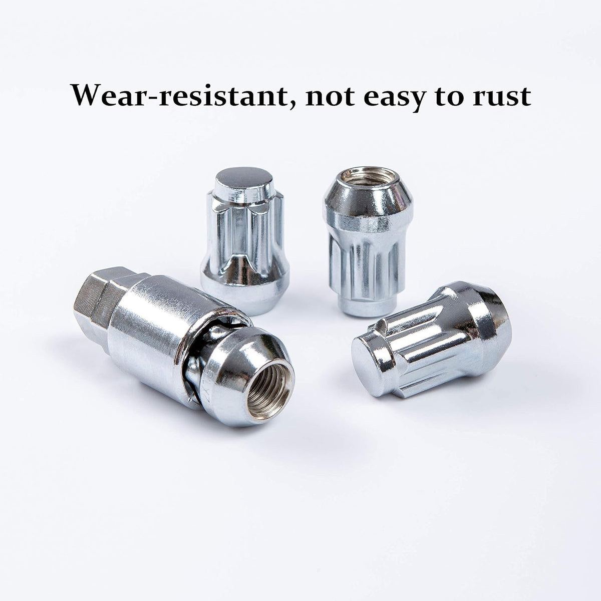 Wheel Locking Nuts Set of 4 with Wheel Lock Key Pouch Pack of 2 F6229