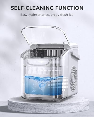 Countertop Portable Ice Maker with Ice Basket and Scoop G52778
