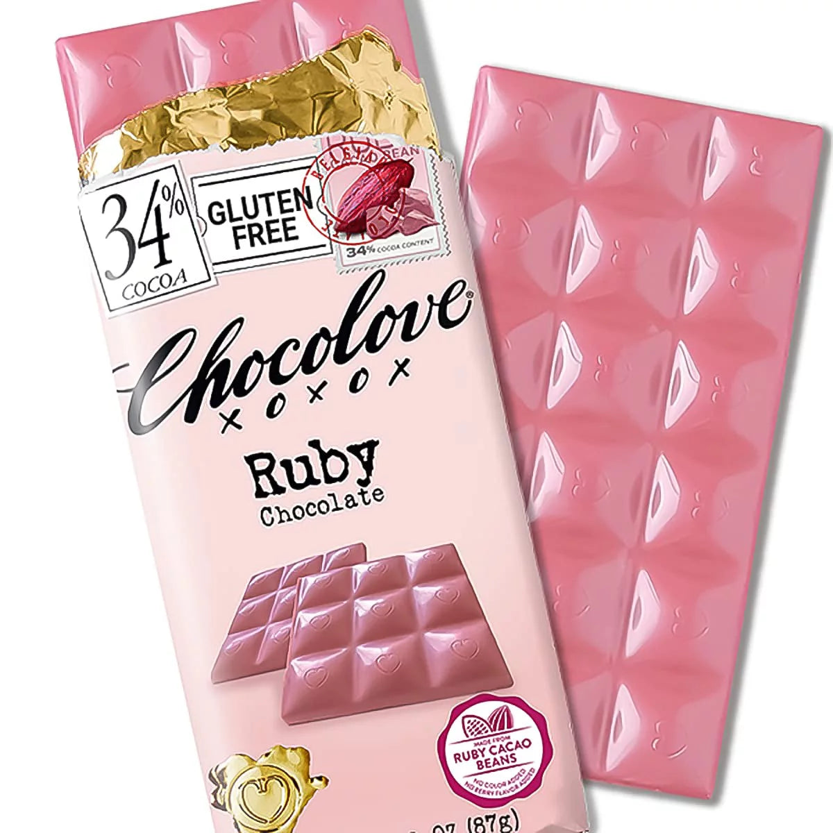 Chocolate 34% Cacao 3.2oz Bar 12 Pack O5823