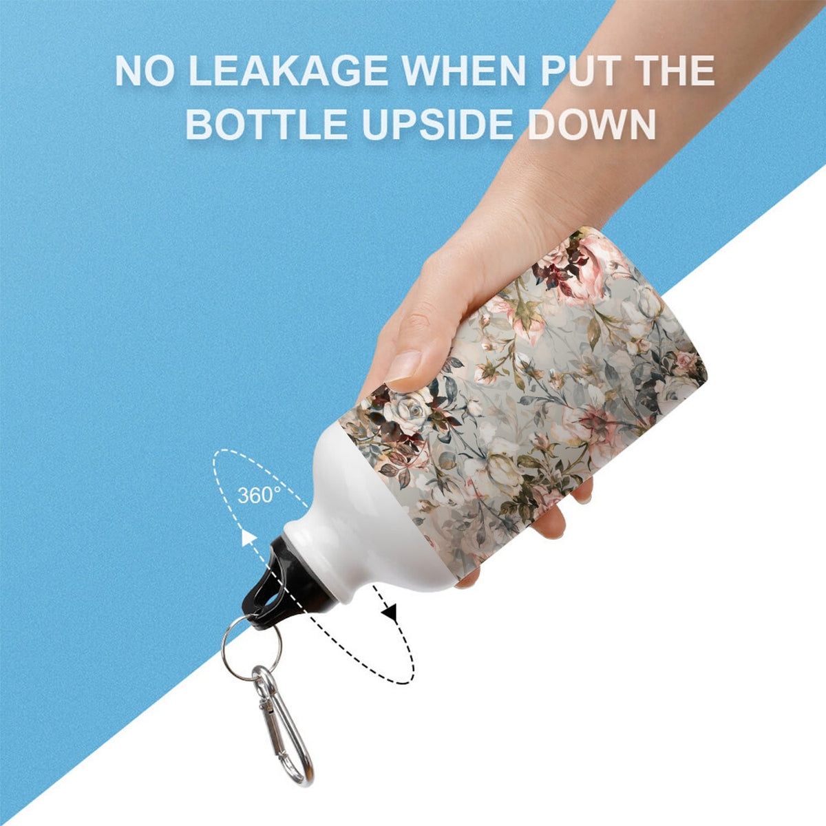 400ml Sport Aluminum Water Bottle with Twist Cap Q608