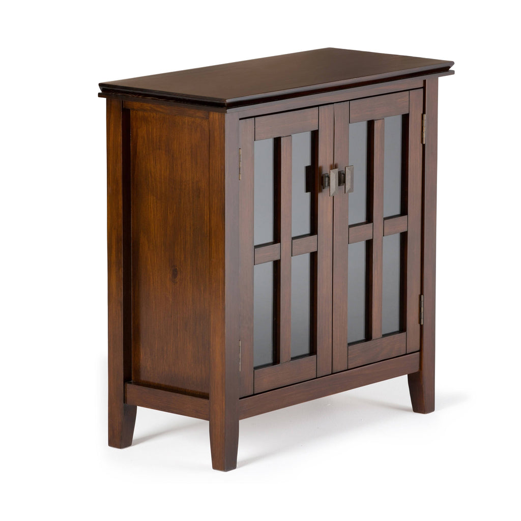 Solid Wood 30 inch Wide Low Storage Cabinet Y3966