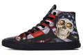 Skull And Stars Bandana Hightops Black Sole US 9 X31794
