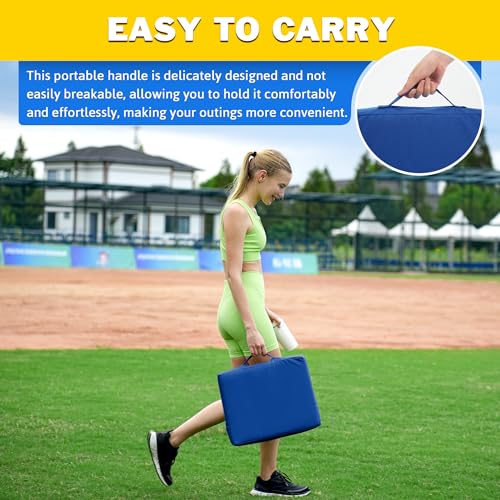 2 Pcs Water-Repellent Stadium Seat Cushions T75090