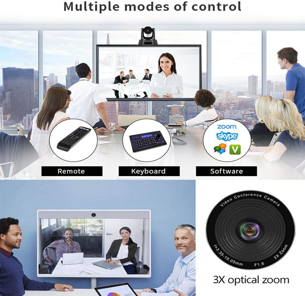10x Optical Zoom USB PTZ Conference Camera A19904