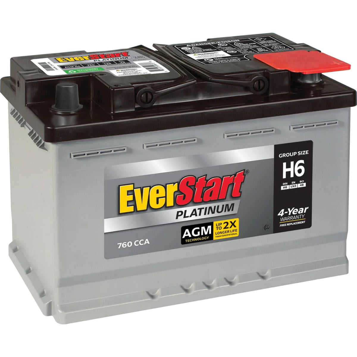 AGM Automotive Battery Group H6 12 Volt 760 CCA G5718